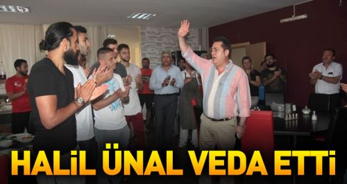 Halil Ünal veda etti