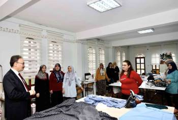 Halk Eğitim Merkezi Kurslarında İncelemeler Yaptı
