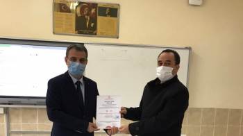 Halk Eğitim Merkezi Müdürlüğü’Ne ’’Okulumuz Temiz’’ Belgesi
