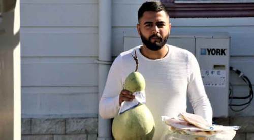 Halk otobüsünde "su kabağı" bile unuttular!