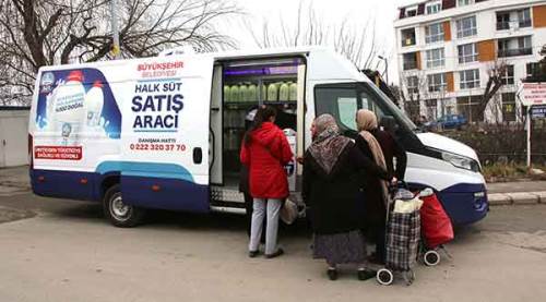 Halk Süt artık vatandaşın ayağına geliyor!