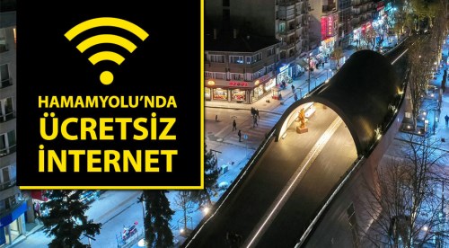 Hamamyolu'ndan ücretsiz internet