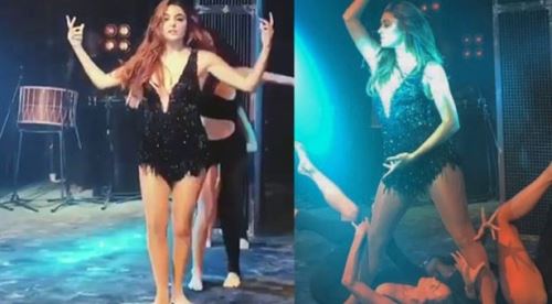 Hande Erçel'in dansı sosyal medyayı salladı