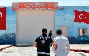 Hapis cezasıyla aranan suçlu Afyon’da yakalandı