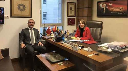 Hardar Çorum'dan Günay'a TOKİ ziyareti