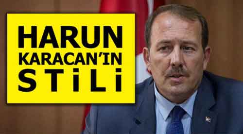 Harun Karacan'ın stili