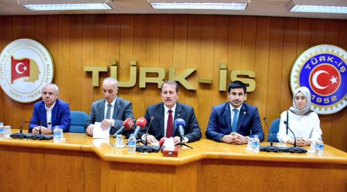 Harun Karacan Tük-İş'i ziyaret etti