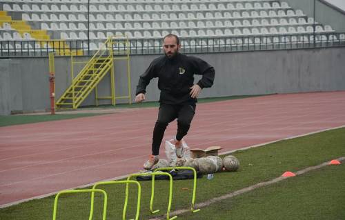 Hasan antrenmanı yarıda bıraktı
