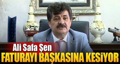 Hatasının faturasını başkasına kesiyor