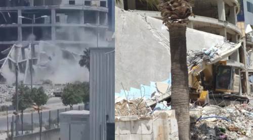 Hatay'daki yıkımda korkunç görüntü!