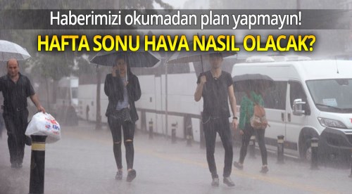 Hava soğuyor yağmur ve kar geliyor