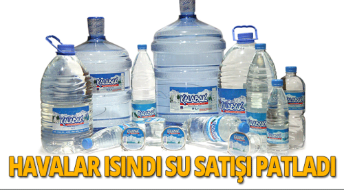 Havalar ısındı su satışları patladı