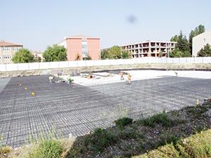 Havuz inşaatında tempo arttı