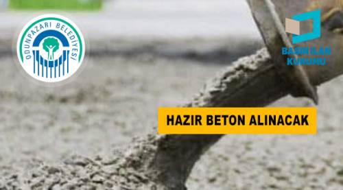 Hazır beton alınacak