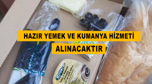 Hazır yemek ve kumanya hizmeti alınacaktır