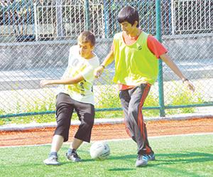 Hedefleri futbolcu olmak