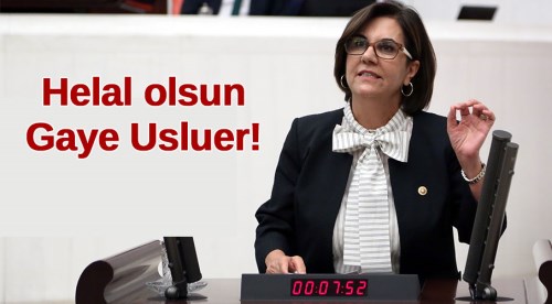 Helal olsun Gaye Usluer!