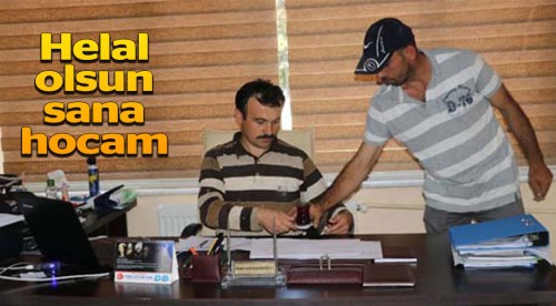 Helal olsun sana hocam!