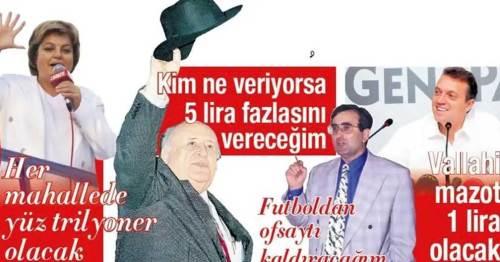 Her yetişkin vatandaşa 240 bin lira seçim vaadi örnek olur mu?