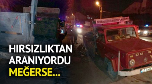 Hırsızlık şüphelisi firari çıktı