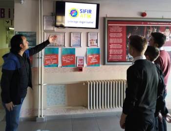 Hisarcık 15 Temmuz Şehitleri Anadolu Lisesinde Sıfır Atık Eğitimi
