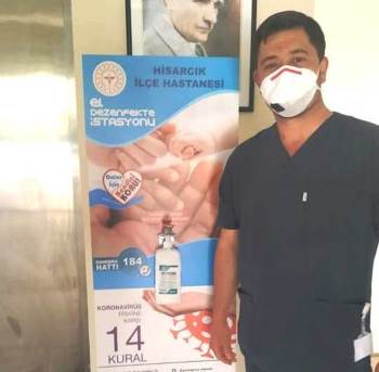 Hisarcık Ak Parti’Den Hükümet Konağı Ve Hastane Girişine Dezenfekte Standı
