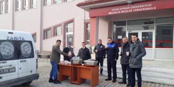 Hisarcık Belediyesi’Nden Myo Öğrencilerine Çorba İkramı
