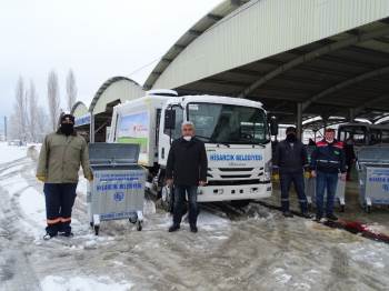 Hisarcık Belediyesine Yeni Hibe Çöp Aracı
