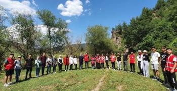 Hisarcık Kızılay Gönüllüleri Doğa Yürüyüşünde
