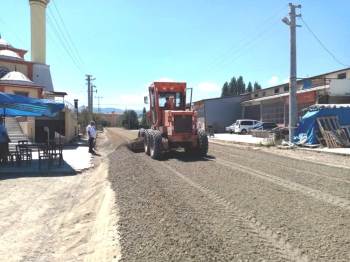 Hisarcık Küçük Sanayi Sitesinde Asfalt Çalışması
