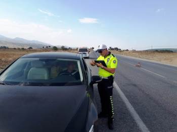 Hisarcık Polisinden Emniyet Kemeri Uygulaması
