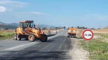 Hisarcık’Ta Asfalt Yama Çalışması
