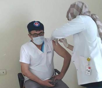 Hisarcık’Ta İftar Sonrası Aşılama Devam Ediyor
