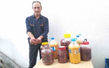 Hisarcık’Ta Olta Balıkçısı Balık Yemini Kendisi Üretiyor
