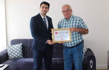 Hisarcık’Ta Şehit Ailesi Ve Gazilere Şükran Belgesi
