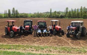 Hisarcık’Ta Şeker Pancarı Ekimlerine Başlandı
