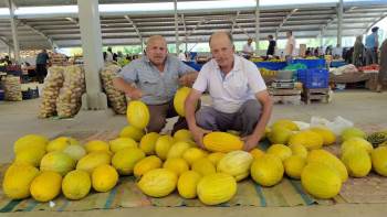 Hisarcık’Ta Yerli Kavun Tezgahta Yerini Aldı
