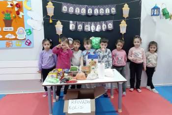 Hisarcıklı Miniklerden İhtiyaç Sahibi Ailelere Ramazan Kolisi
