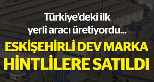 Hisarlar Makina satıldı!