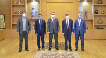 Hitü Rektörü Öztürk, Dpü Rektörü Uysal’I Ziyaret Etti
