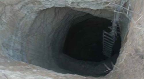 Hızını alamayan defineciler öyle bir derinliğe indi ki...