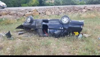 Hurdaya Dönen Araçtan Sağ Çıktı
