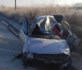 Hurdaya Dönen Araçtan Sağ Çıktı
