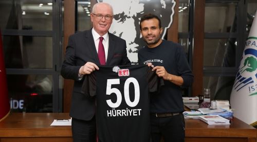 Hürriyet Gücer’den Başkan Kurt’a ziyaret