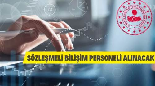 İçişleri Bakanlığı 18 Sözleşmeli Bilişim Personeli Alacak
