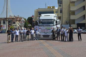 İdlib’E Gönderilen 1 Tır Dolusu Un Dualarla Yola Çıktı
