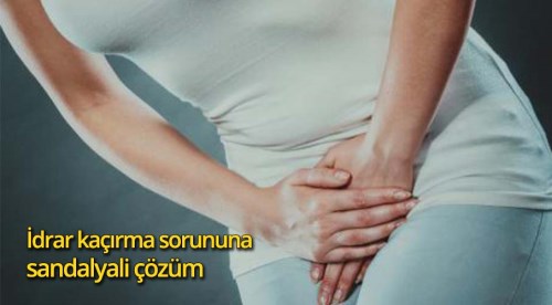 İdrar kaçırma sorununa sandalyeli çözüm