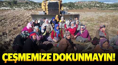 İhsaniye’de köylülerden “çeşme eylemi”