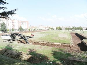 Gençlik merkezinde inşaat devam ediyor