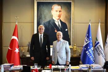 İki Başkan Bir Araya Geldi
